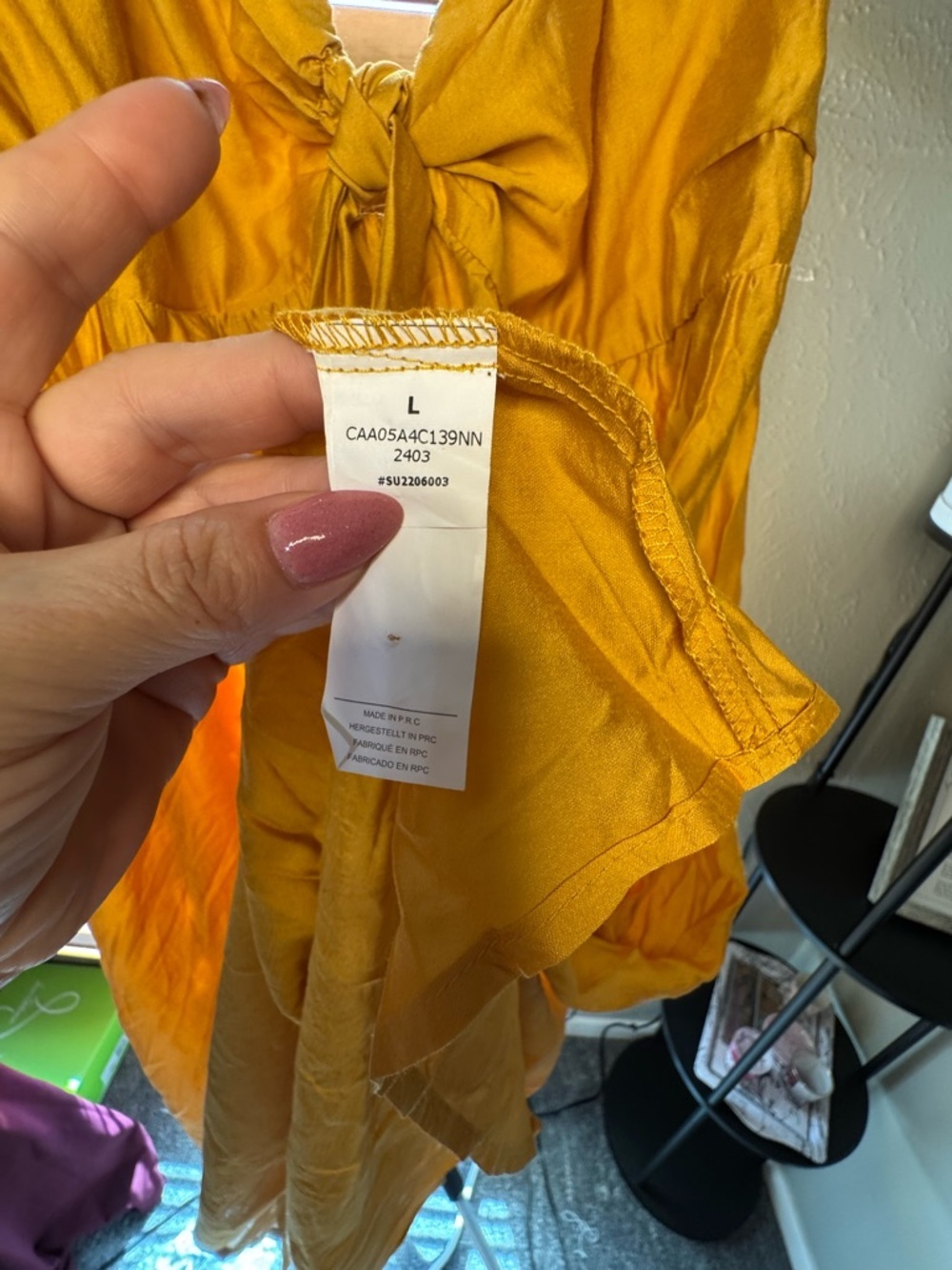 Cupshe Golden Yellow Halter Maxi Dress - Picture 6 of 8